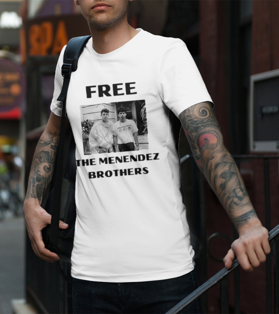 Free The Menendez Brothers Photo T-Shirt