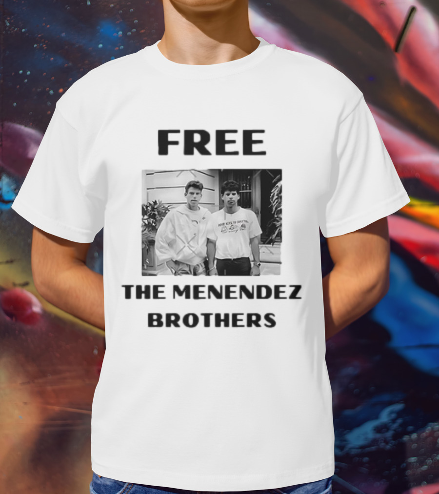 Free The Menendez Brothers Photo T-Shirt