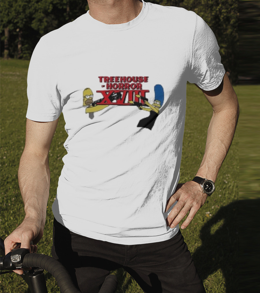 Treehouse Of Horror XVIII The Simpsons Homer Marge Babbitt Revived T-Shirt