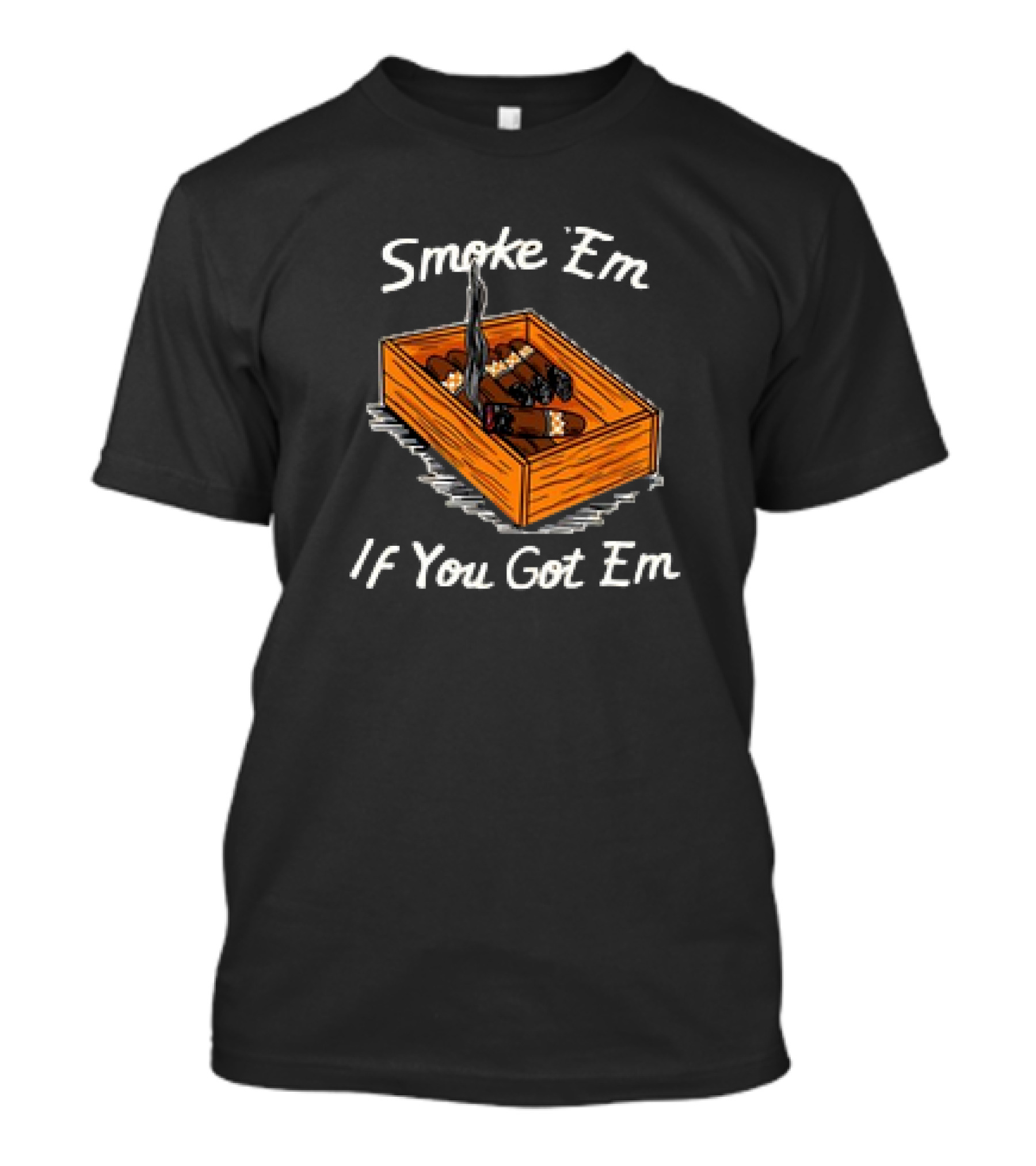 Smoke ‘Em If You Got Em Tennessee Volunteers Beat Alabama Crimson Tide Cigar Box T-Shirt