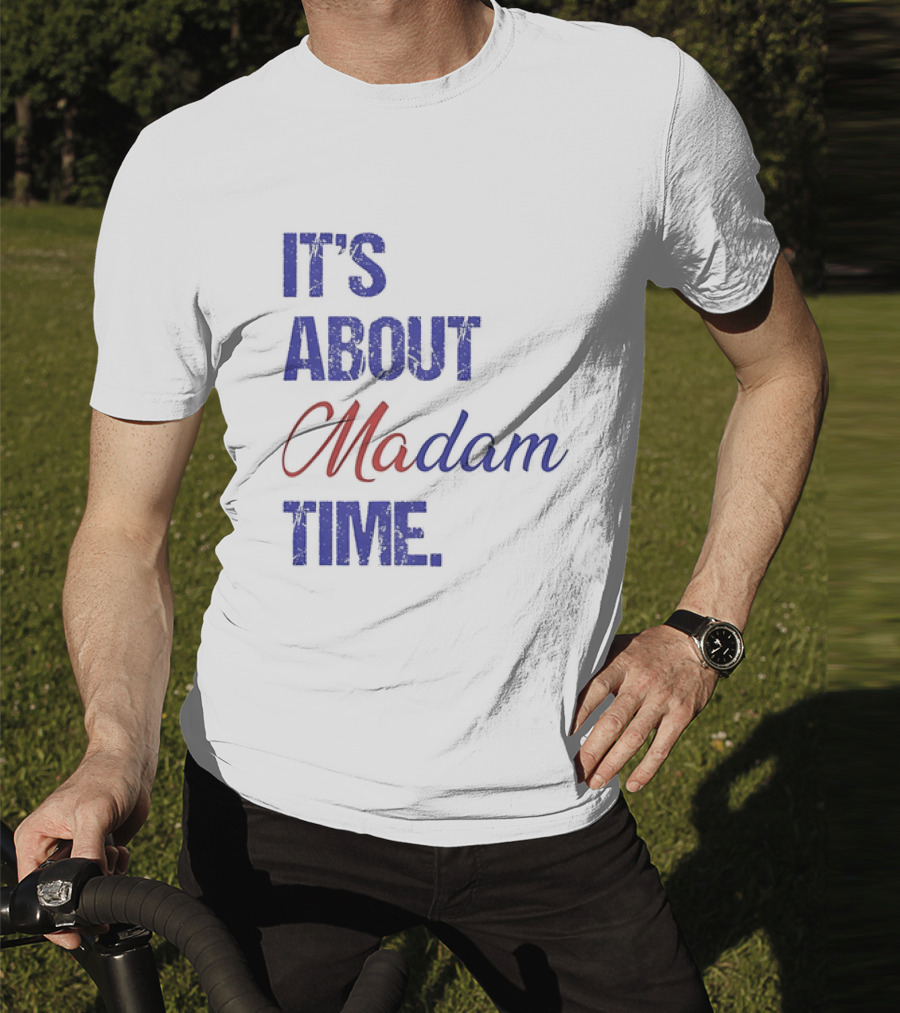 It’s About Madam Time Blue Red Vintage T-Shirt