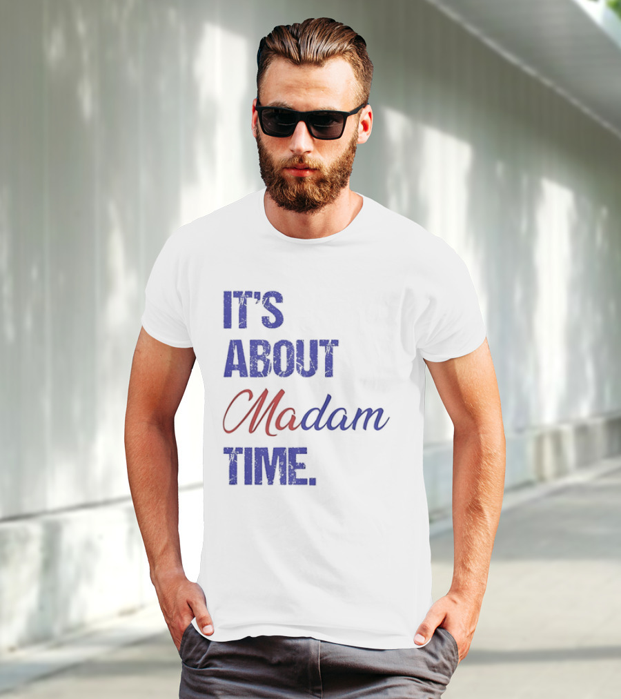 It’s About Madam Time Blue Red Vintage T-Shirt
