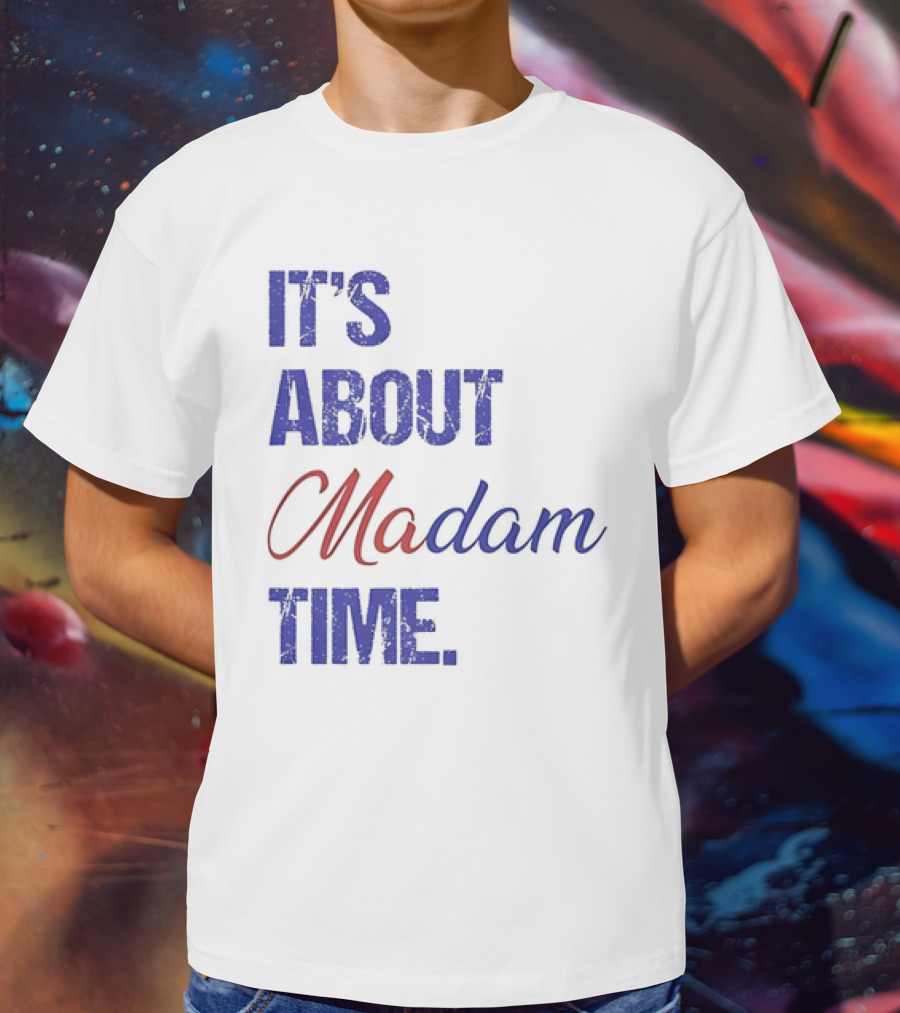 It’s About Madam Time Blue Red Vintage T-Shirt