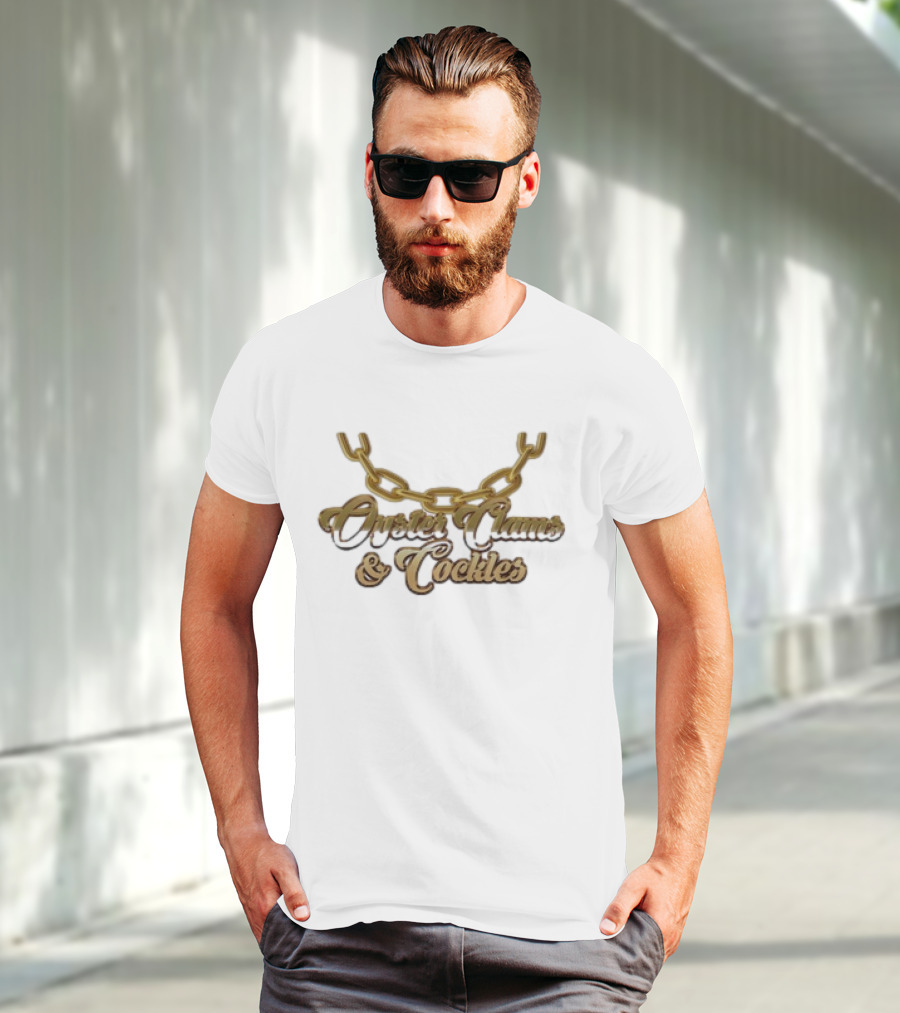 New York Yankees Oyster Clams And Cockles Chain T-Shirt