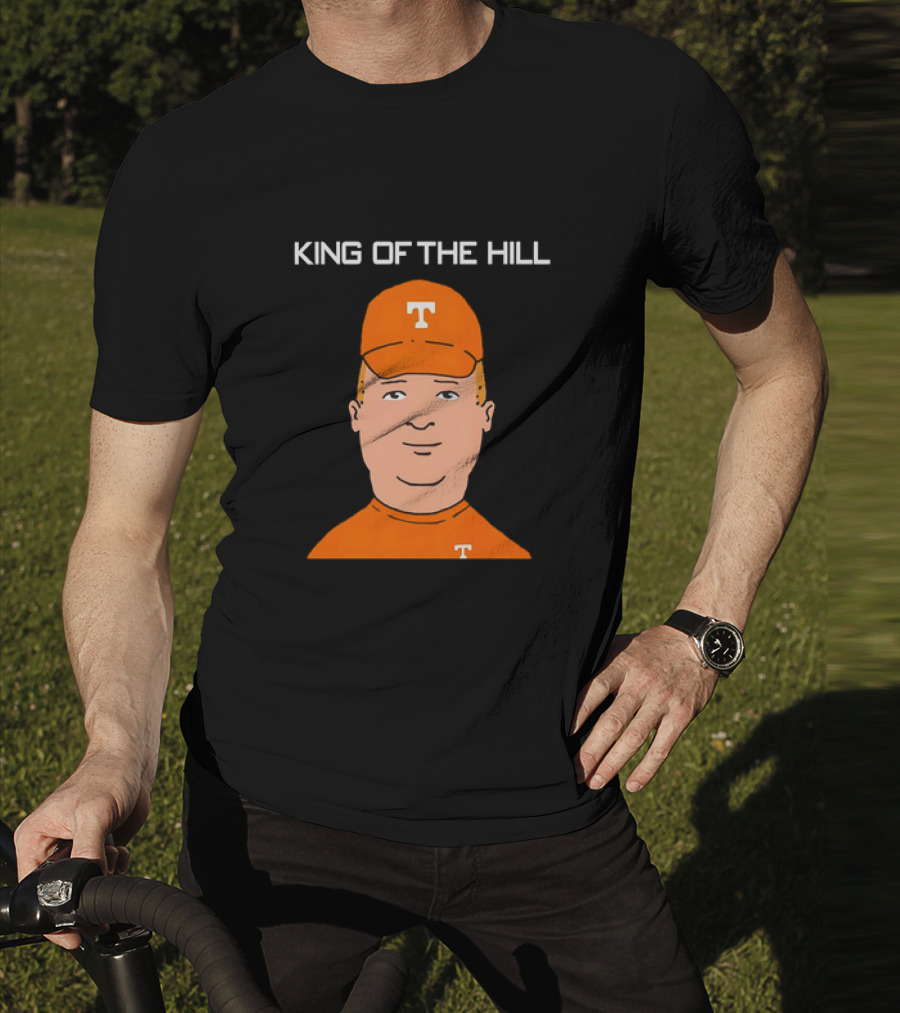 Tennessee Volunteers King Of The Hill T Logo Cartoon T-Shirt