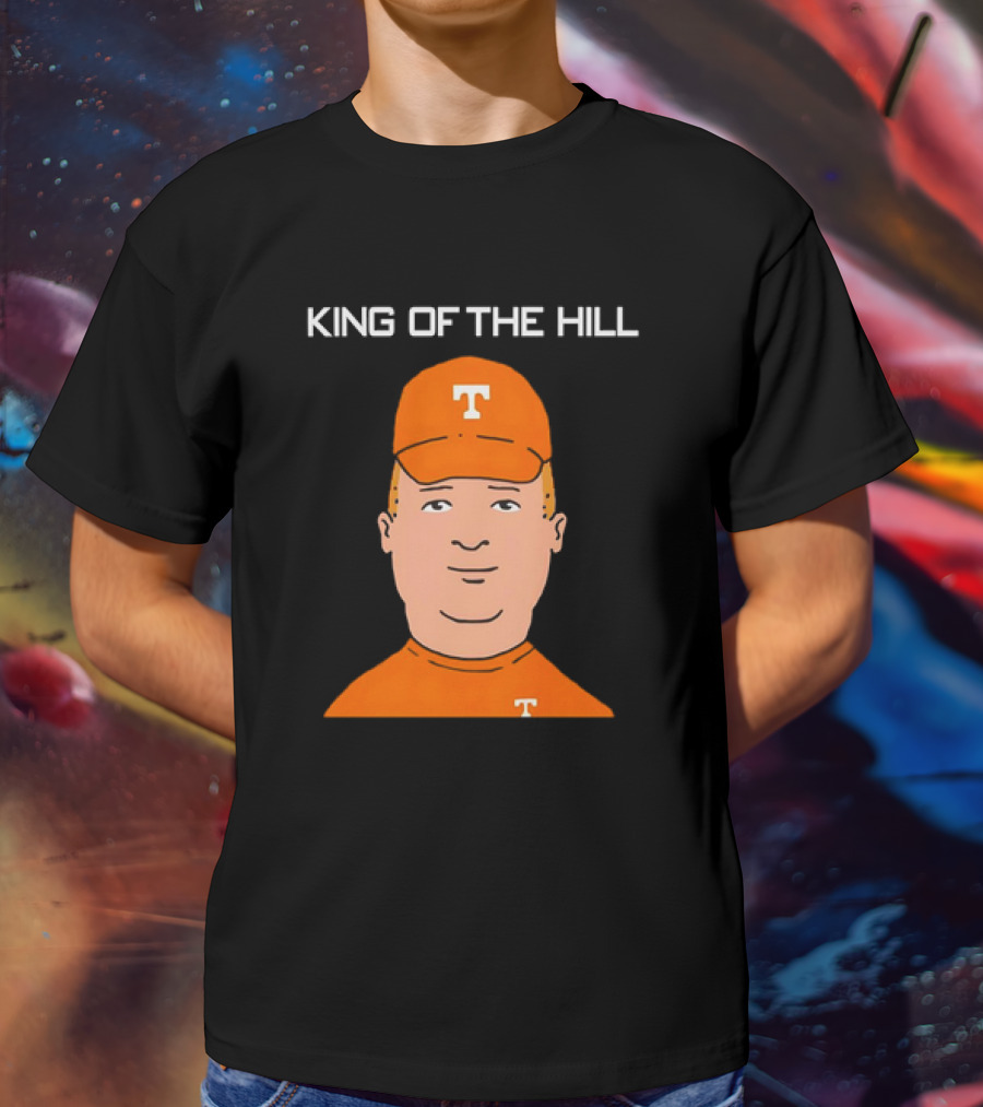 Tennessee Volunteers King Of The Hill T Logo Cartoon T-Shirt