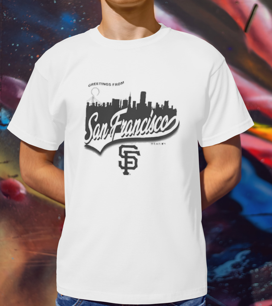 Greetings From Skyline San Francisco Giants T-Shirt