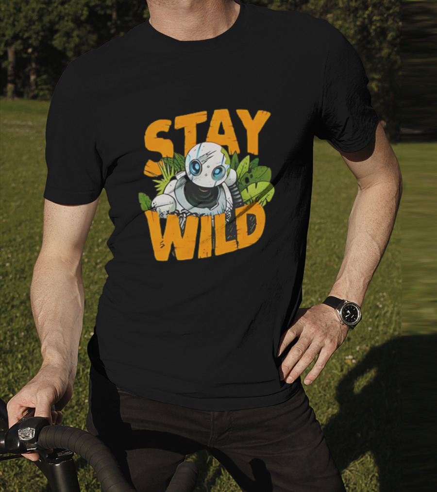 Stay Wild Roz The Wild Robot Jungle Adventure T-Shirt
