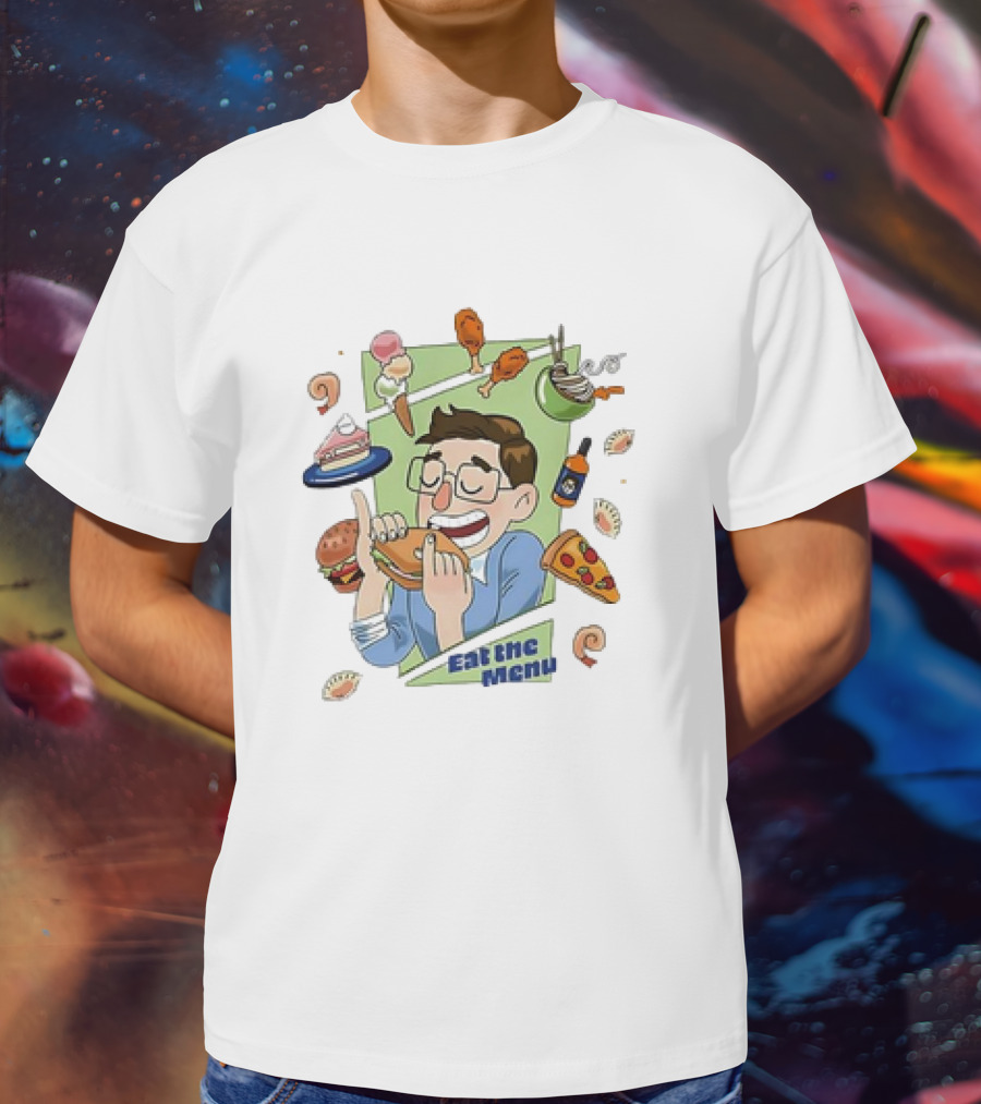 Keith's Food Bounty: Eat The Menu Cartoon Adventure T-Shirt