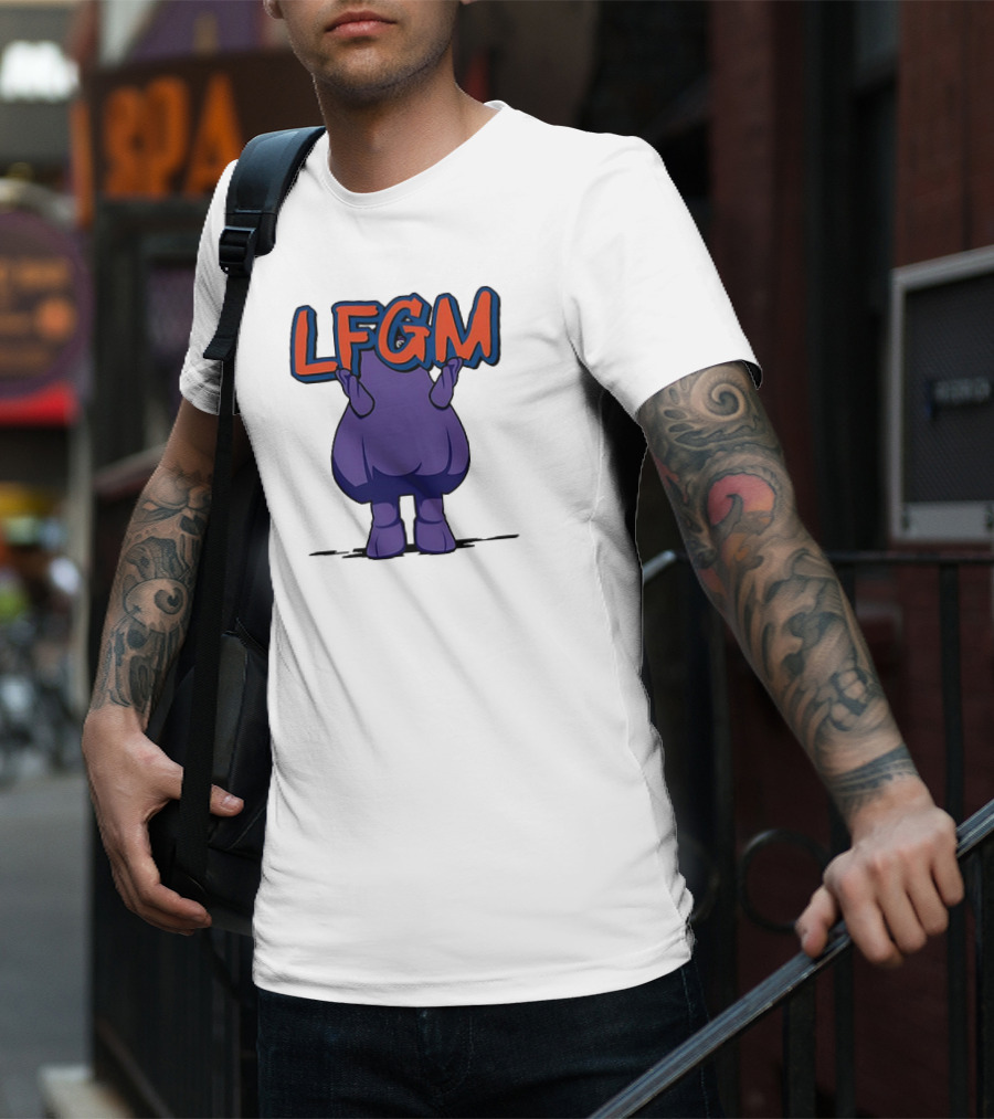 Grimace Holding LFGM Sign T-Shirt