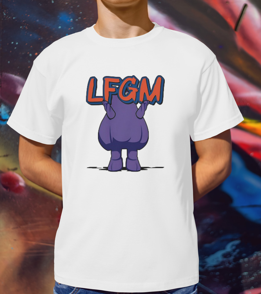 Grimace Holding LFGM Sign T-Shirt
