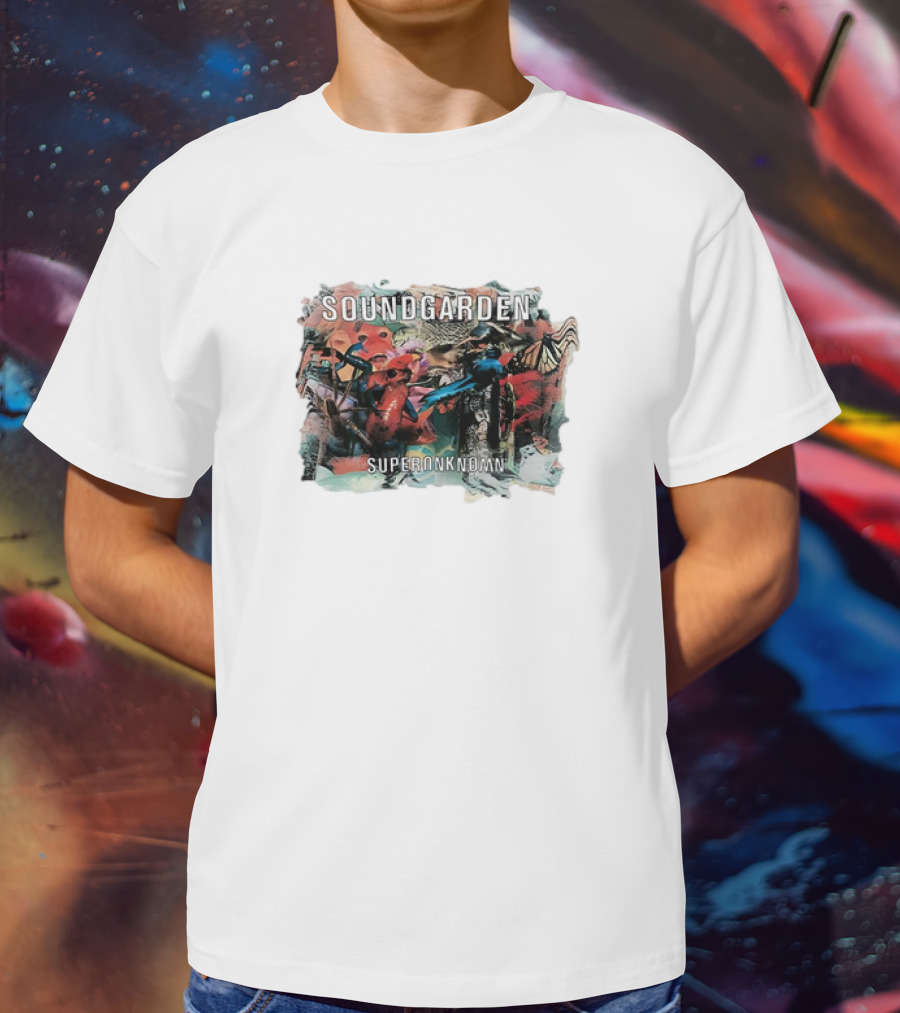 Soundgarden Superunknown Album Cover Art Abstract Collage T-Shirt