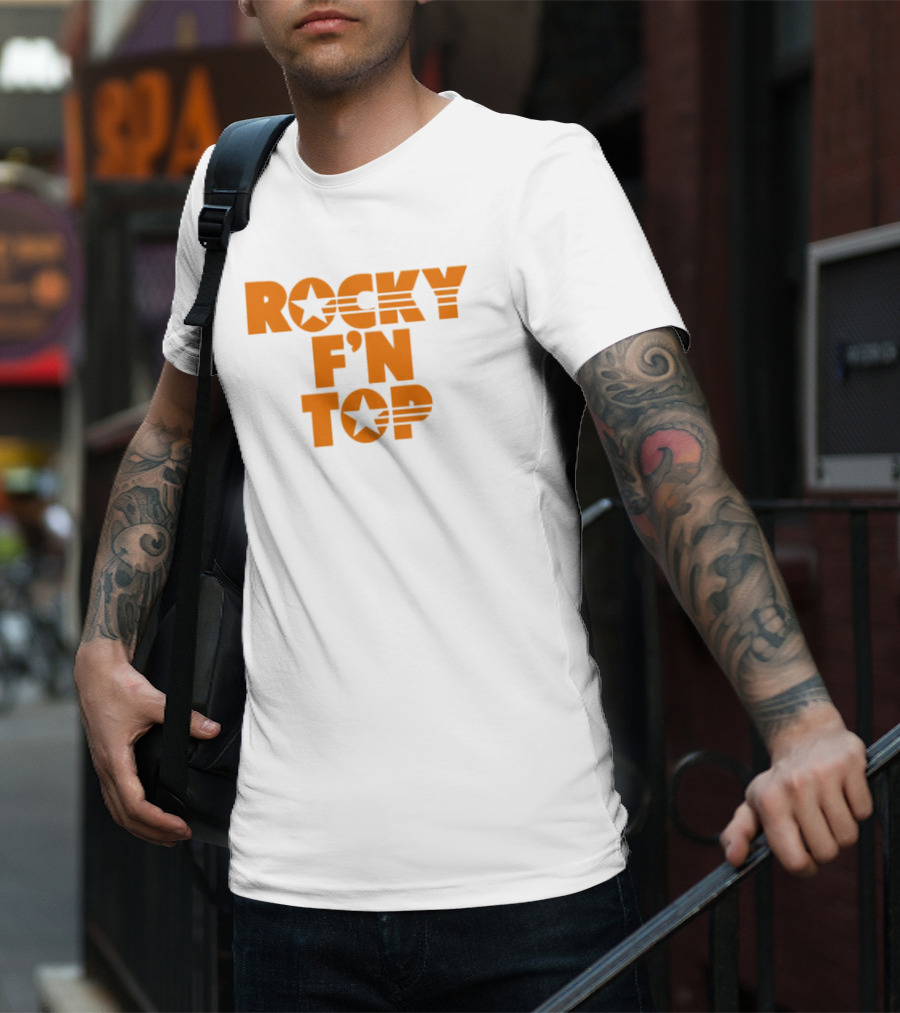 Tennessee Volunteers Basketball Rocky F’n Top Star Stripes T-Shirt