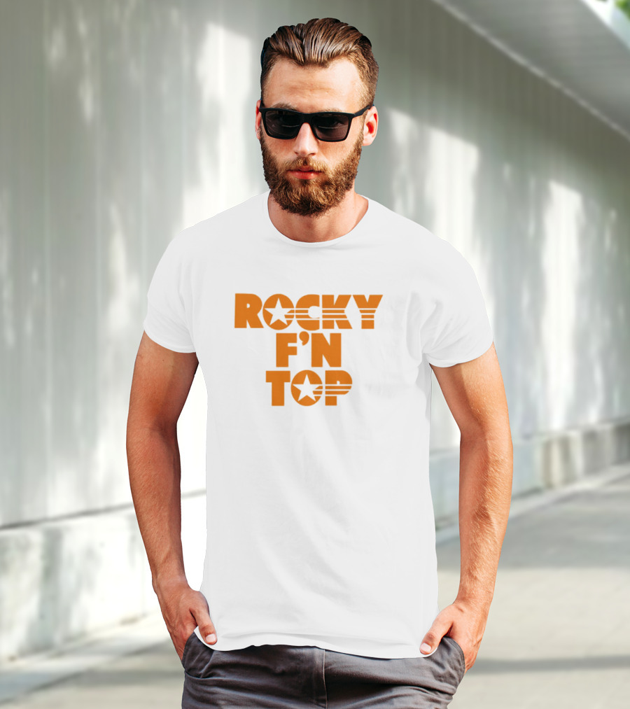 Tennessee Volunteers Basketball Rocky F’n Top Star Stripes T-Shirt