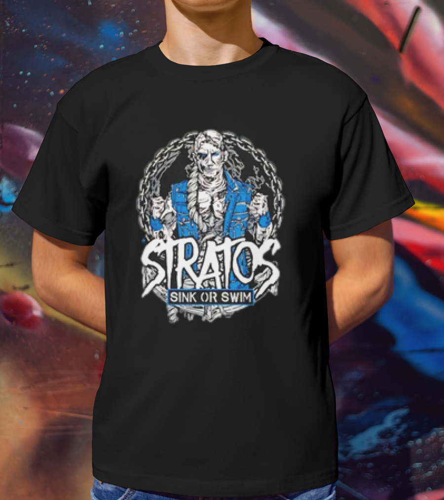 Stratos Sink Or Swim Zombified Horror Danny T-Shirt