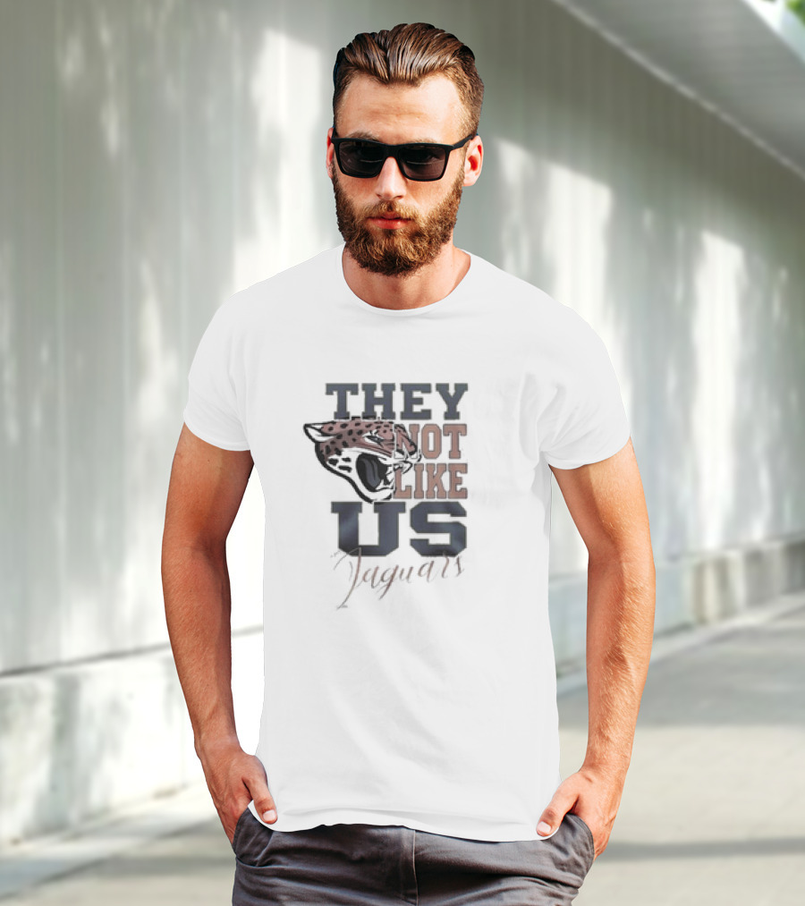 They Not Like Us Jaguars Jacksonville Jaguars T-Shirt
