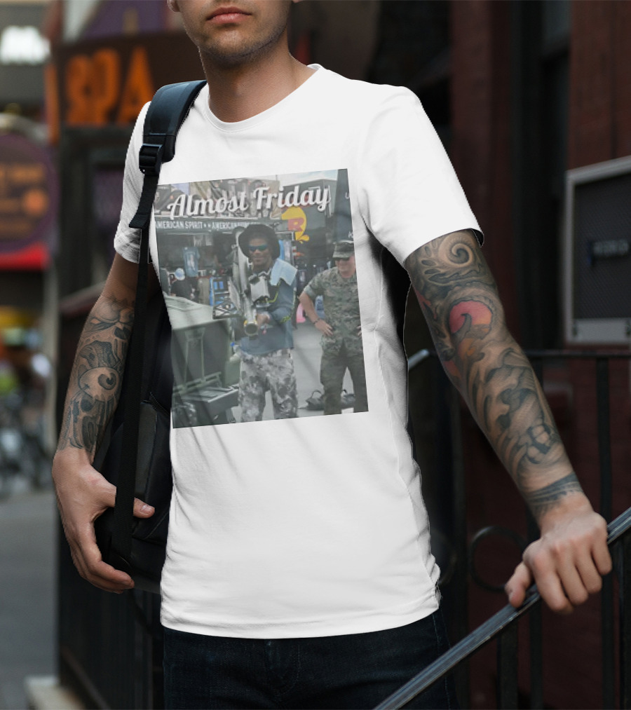 Almost Friday Rocket Launcher Fun Lamar Jackson T-Shirt