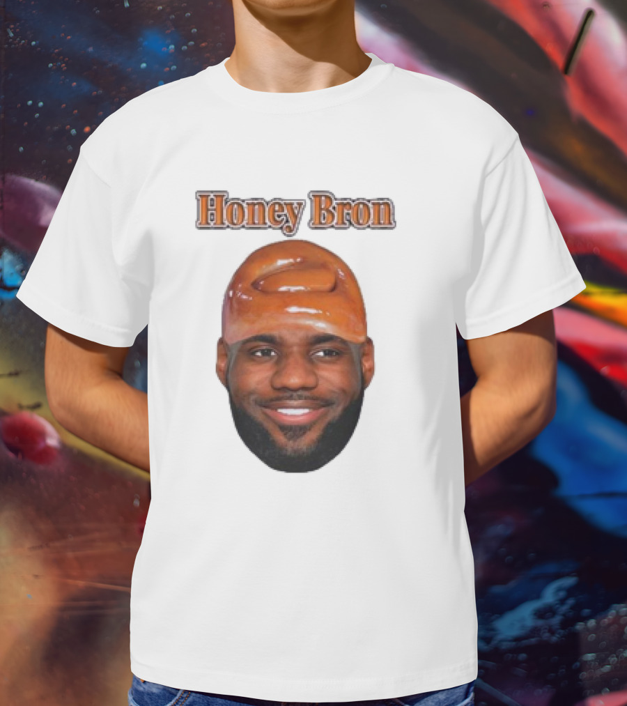 Honey Bron Lebron James Honey Brown Face T-Shirt