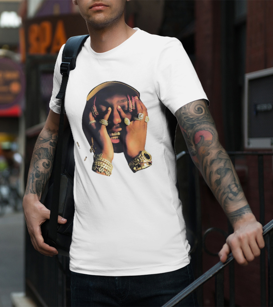 Lil Yachty Rap Hip Hop Jewelry Face Expression T-Shirt