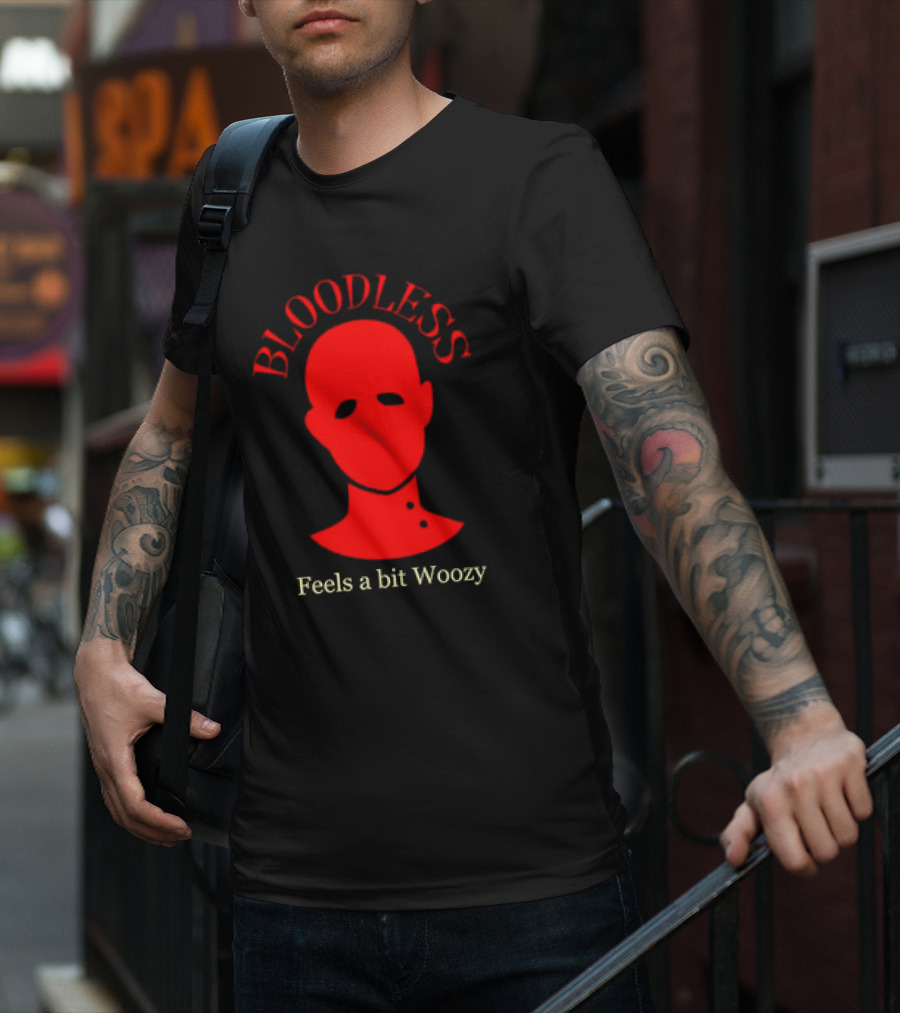 Bloodless Feels A Bit Woozy Red Mask T-Shirt