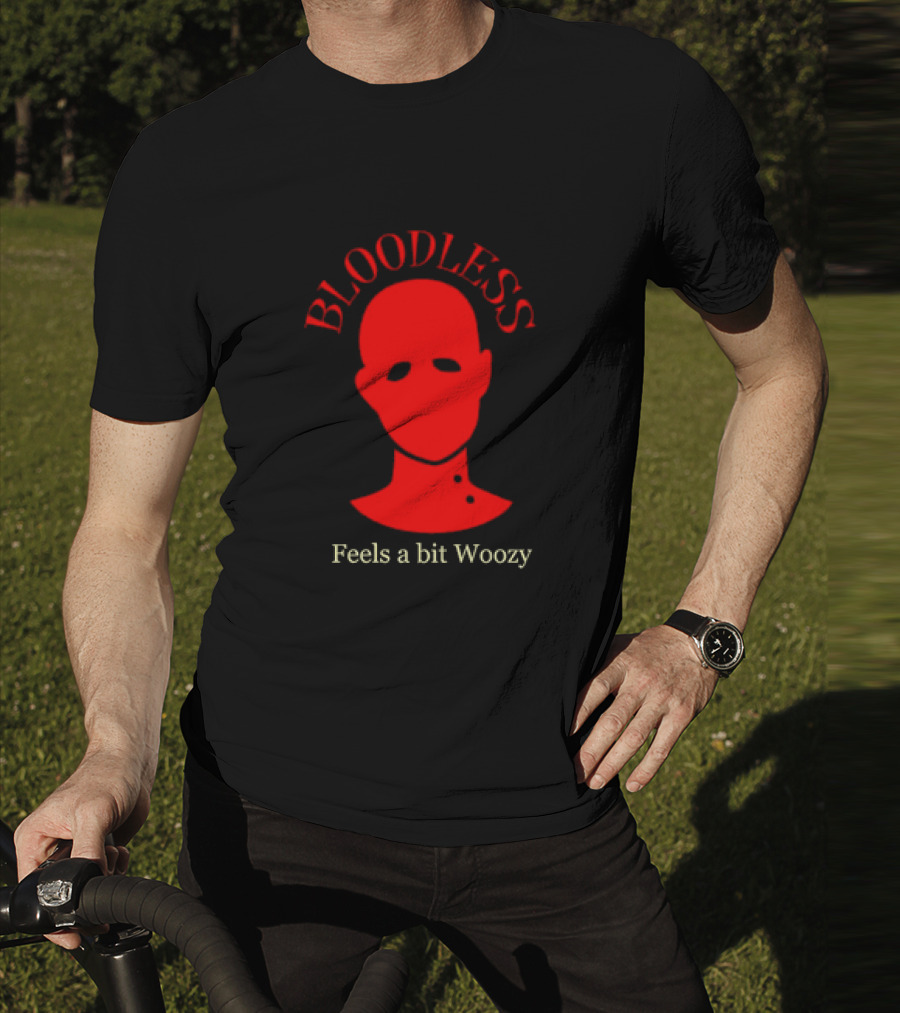 Bloodless Feels A Bit Woozy Red Mask T-Shirt