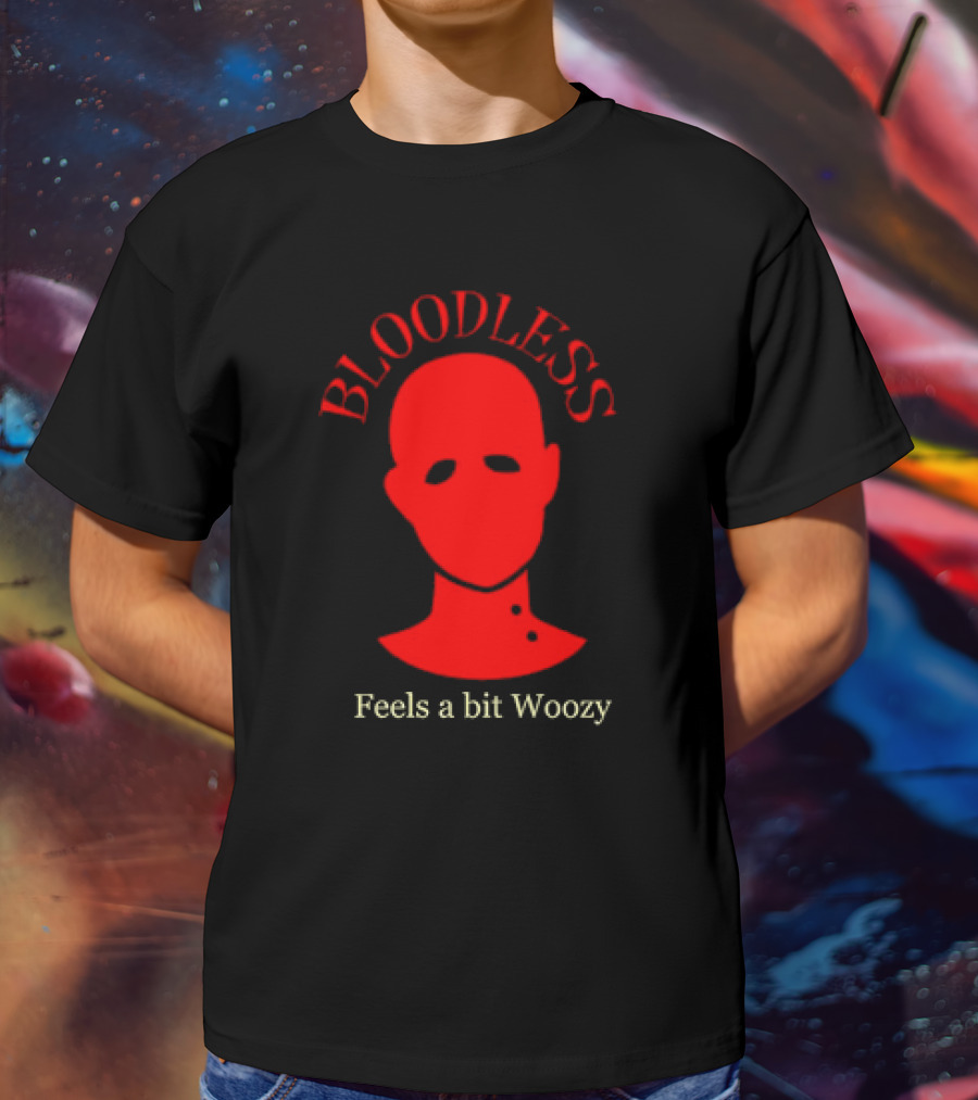 Bloodless Feels A Bit Woozy Red Mask T-Shirt