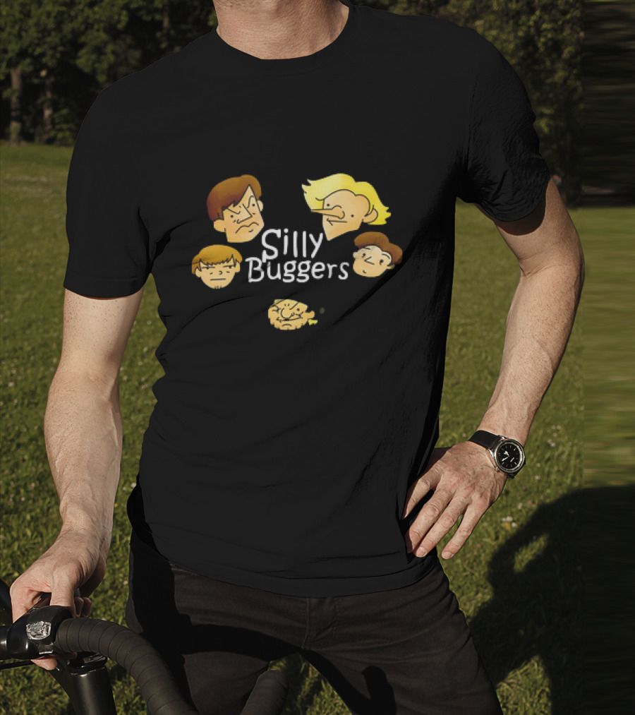 Silly Buggers Cartoon Faces Classic T-Shirt