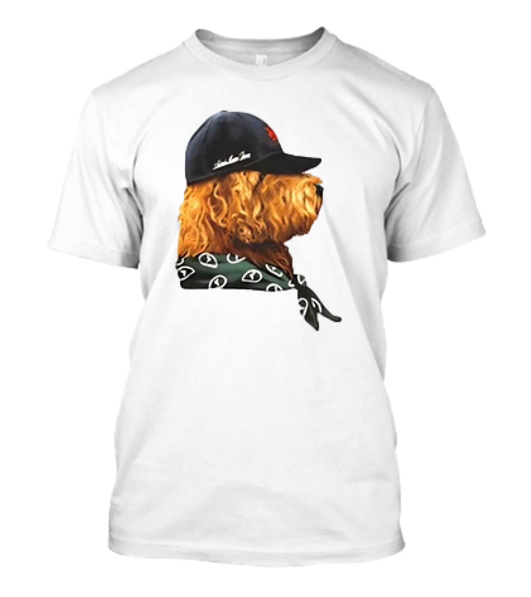 Aime Leon Dore Buddy Dog Wearing Cap And Scarf T-Shirt