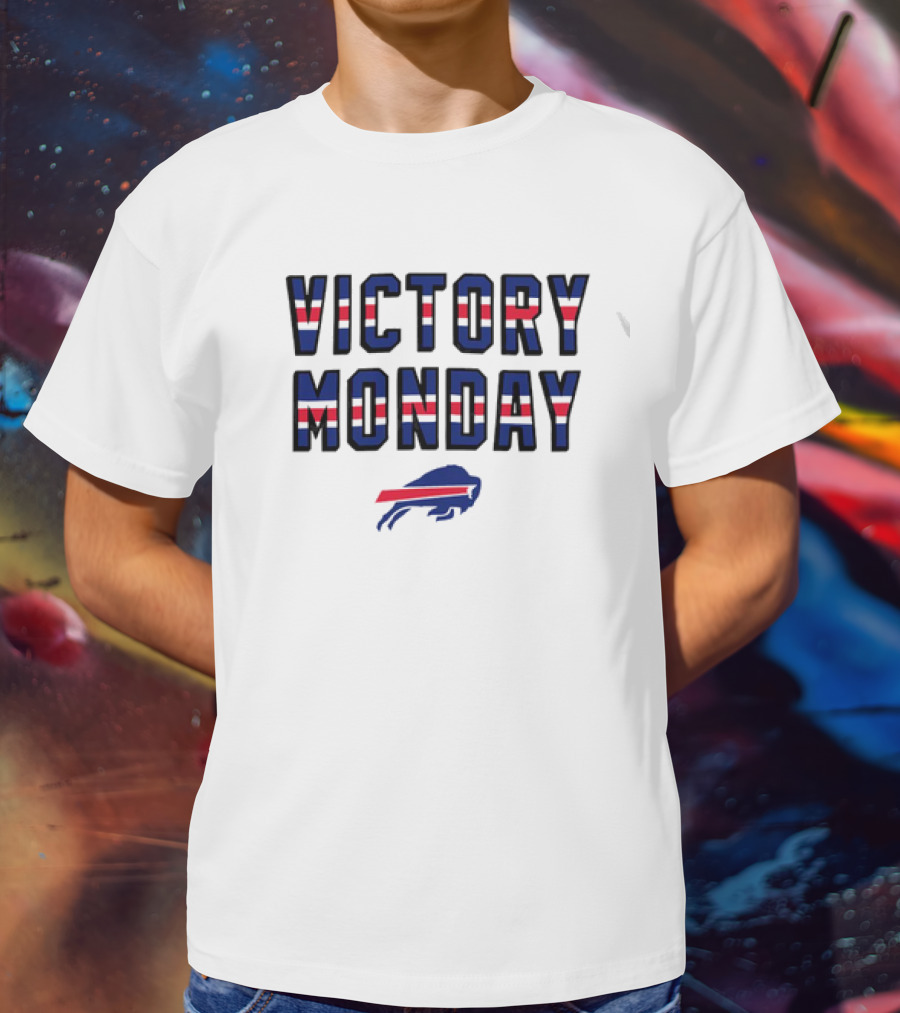Buffalo Bills Victory Monday Bold Team Spirit T-Shirt