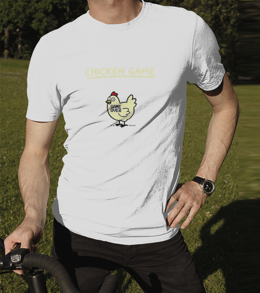 Chicken Game Game Over Don’t Look At The Chicken T-Shirt
