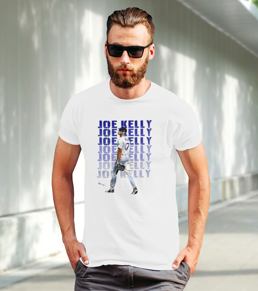 Joe Kelly Los Angeles Dodgers Baseball Player No. 17 T-Shirt