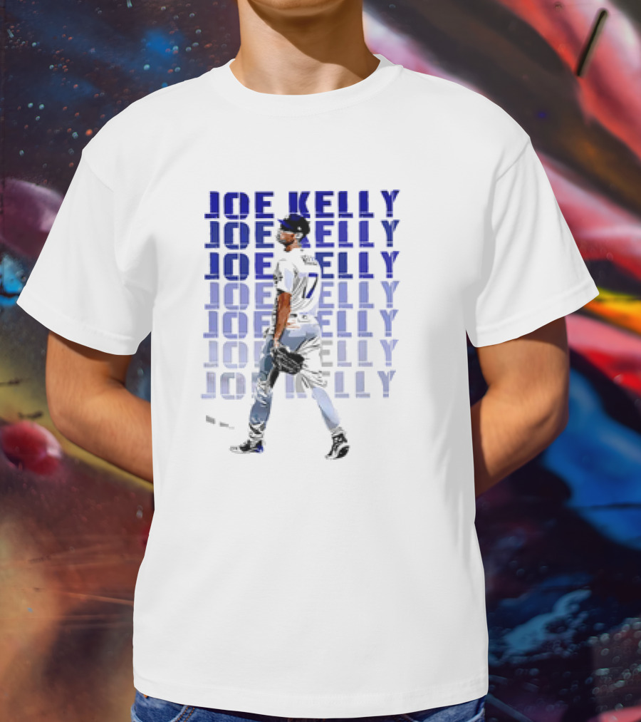 Joe Kelly Los Angeles Dodgers Baseball Player No. 17 T-Shirt