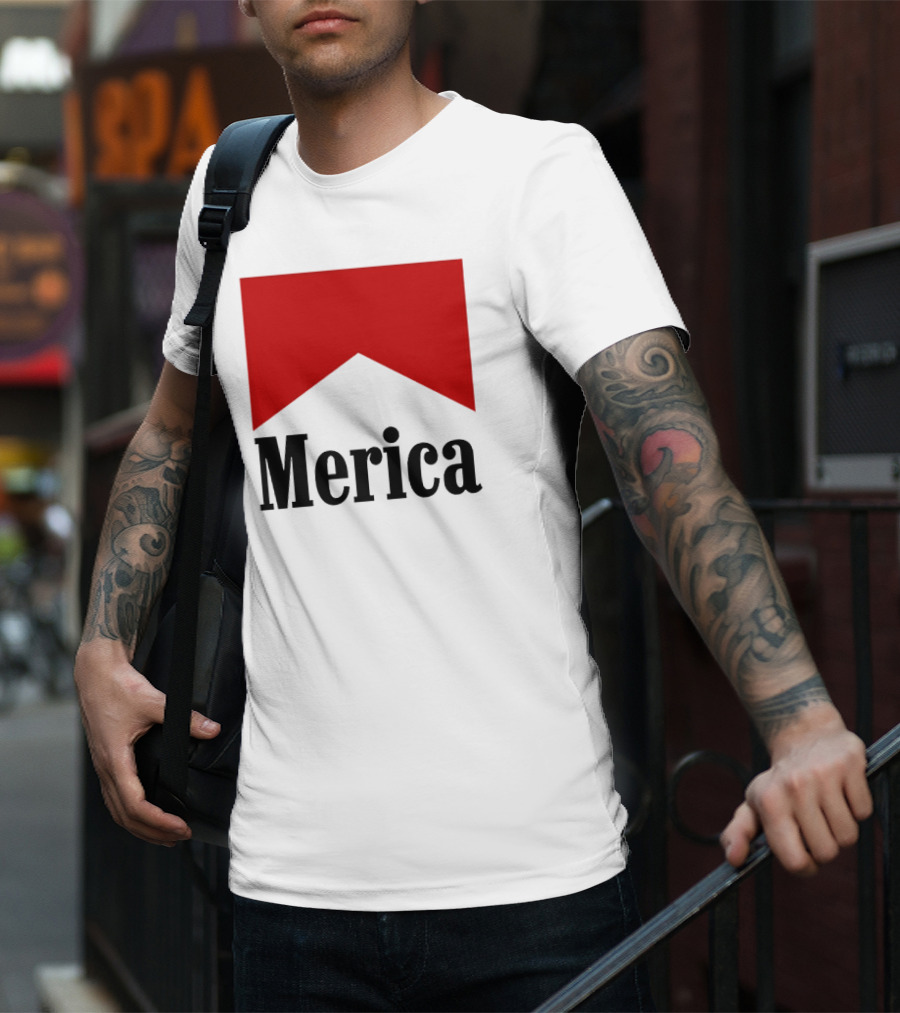 Merica Red Chevron T-Shirt