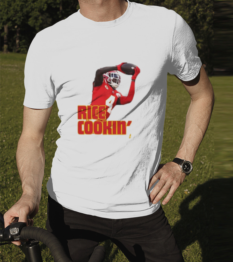 Rasheed Rice Cookin' Kansas City Chiefs Football WR1 T-Shirt
