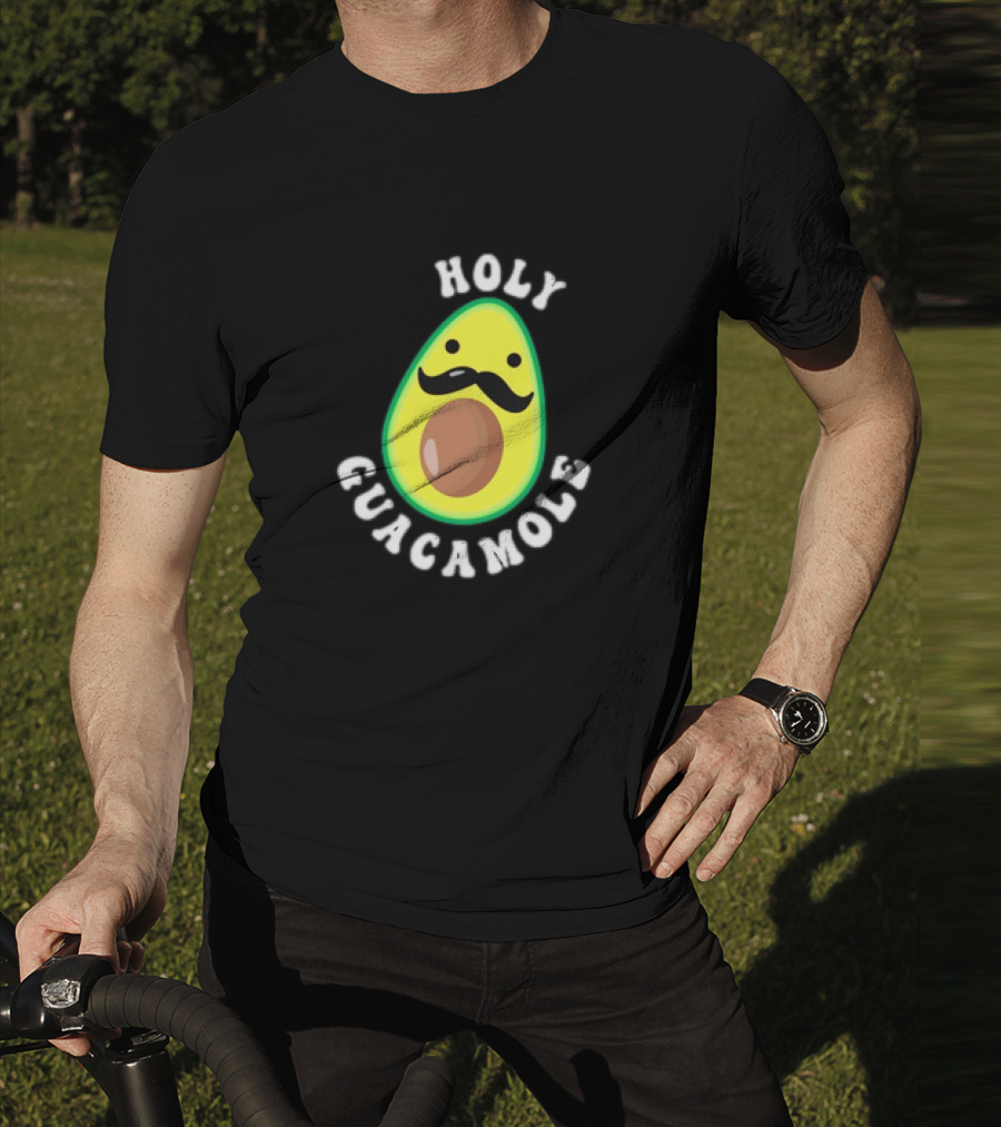 Holy Guacamole Meme Cartoon Avocado T-Shirt