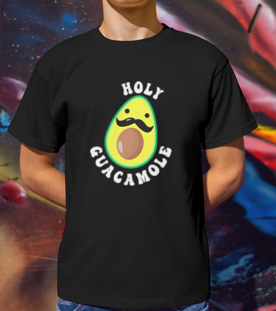 Holy Guacamole Meme Cartoon Avocado T-Shirt