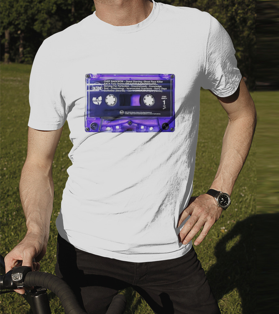 Chef Raekwon Purple Tape 1995 Loud Records Ghost Face Killer Featured Tracks T-Shirt