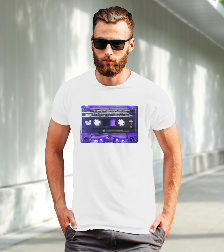 Chef Raekwon Purple Tape 1995 Loud Records Ghost Face Killer Featured Tracks T-Shirt