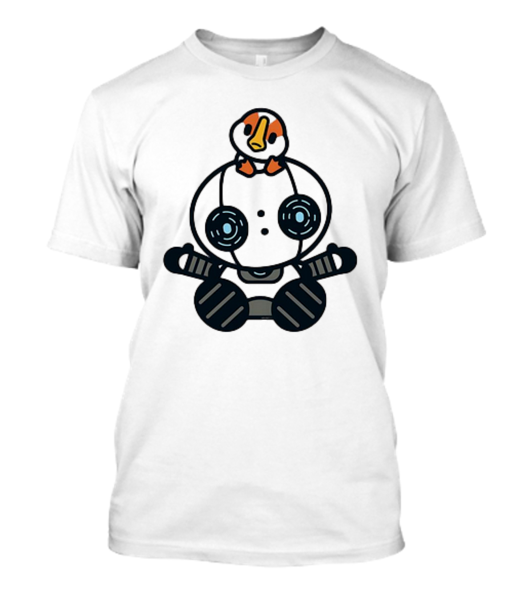 Roz And Brightbill The Wild Robot Hello Gosling Kawaii T-Shirt