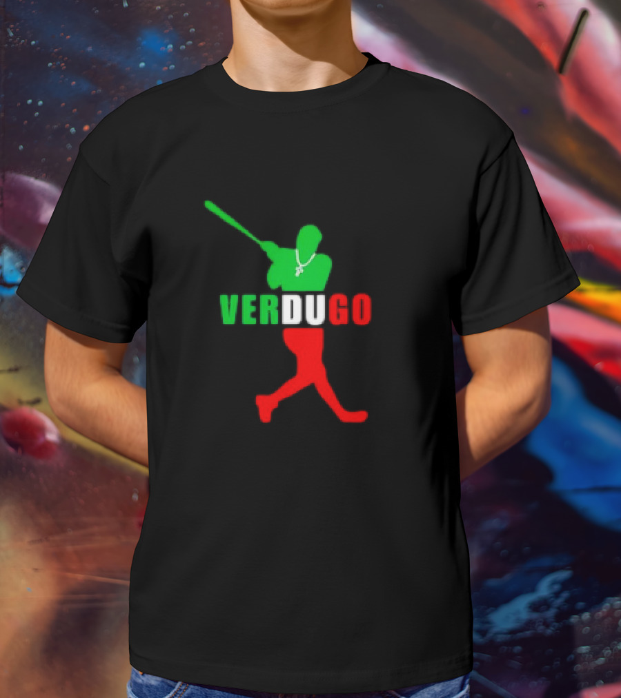 Verdugo Mexico Baseball Red Green T-Shirt