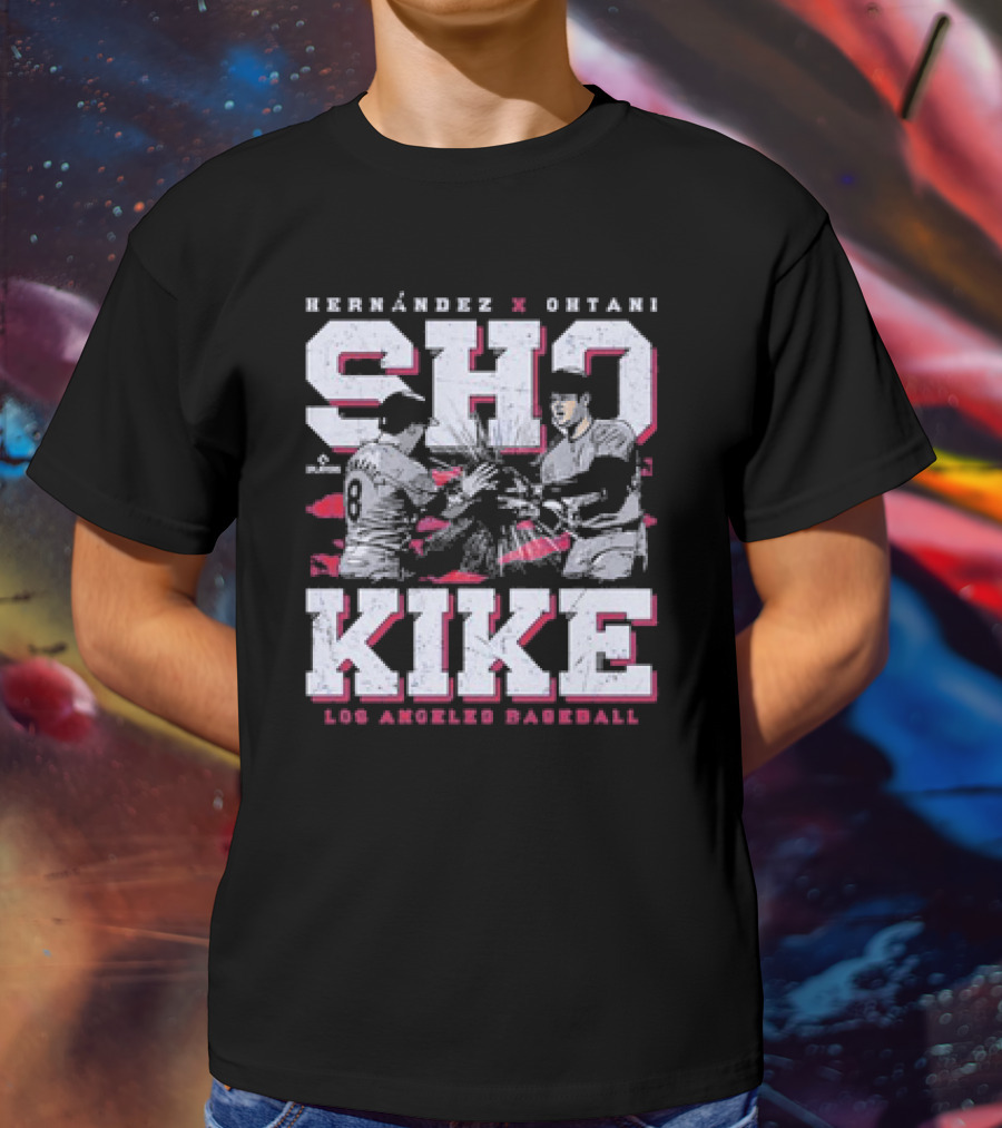 Hernández X Ohtani SHO KIKÉ Los Angeles Baseball T-Shirt