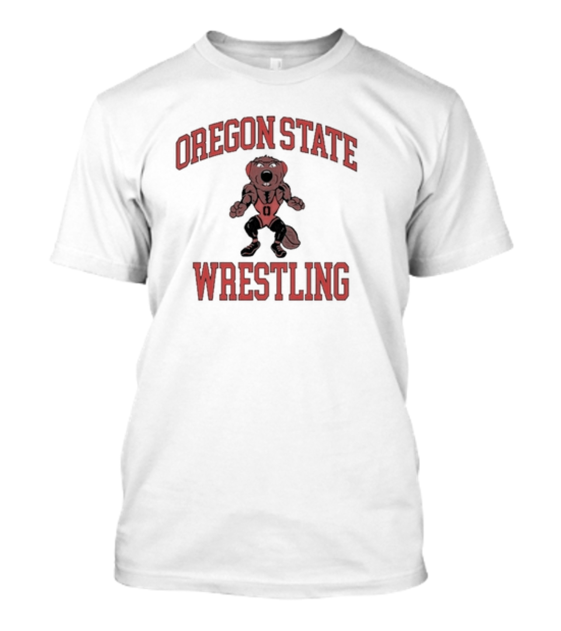 Oregon State Wrestling Beaver Mascot T-Shirt