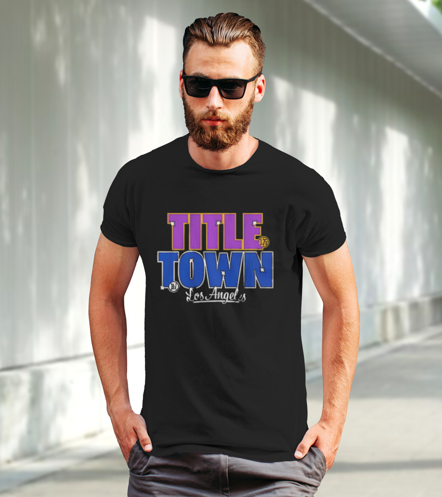 Los Angeles Dodgers Title Town T-Shirt