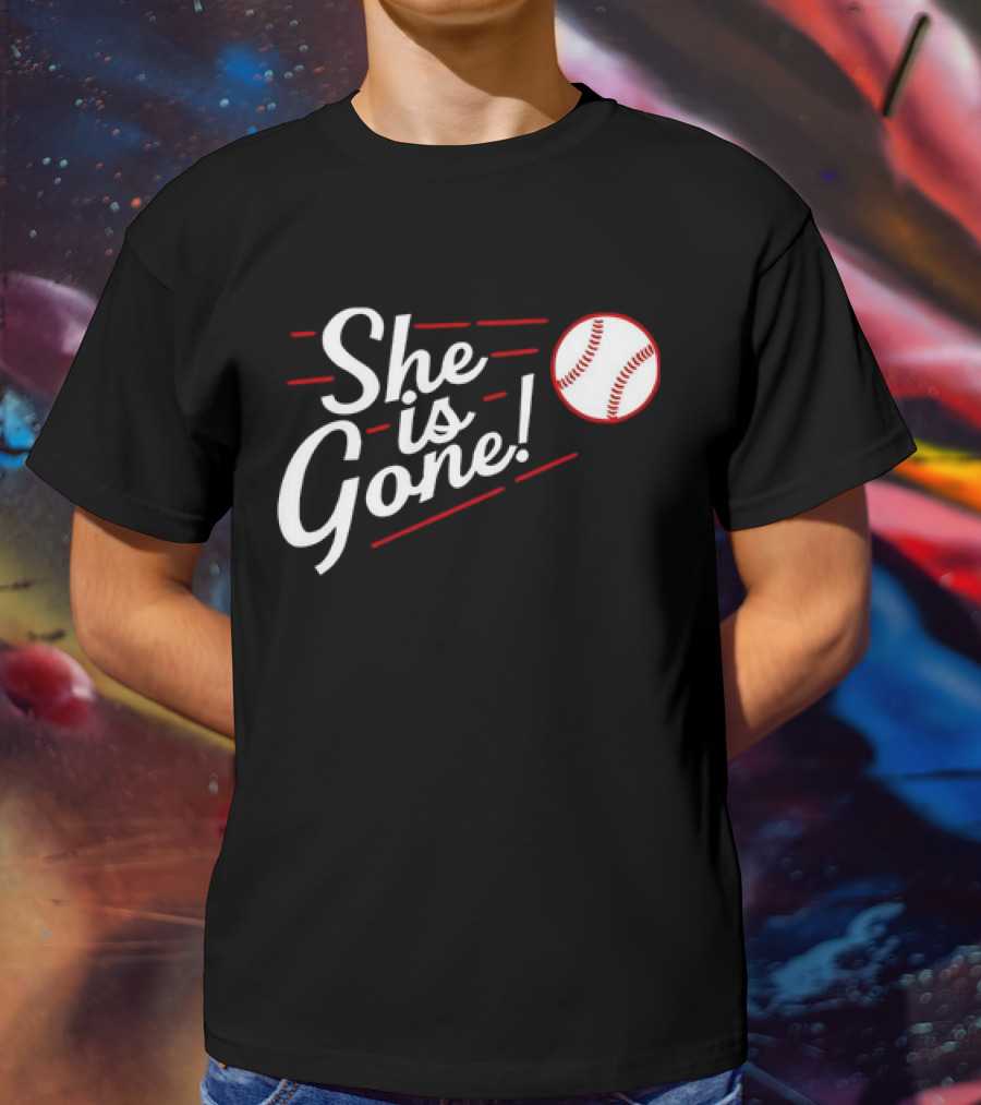 Los Angeles Dodgers Freddie Freeman She Is Gone Baseball T-Shirt