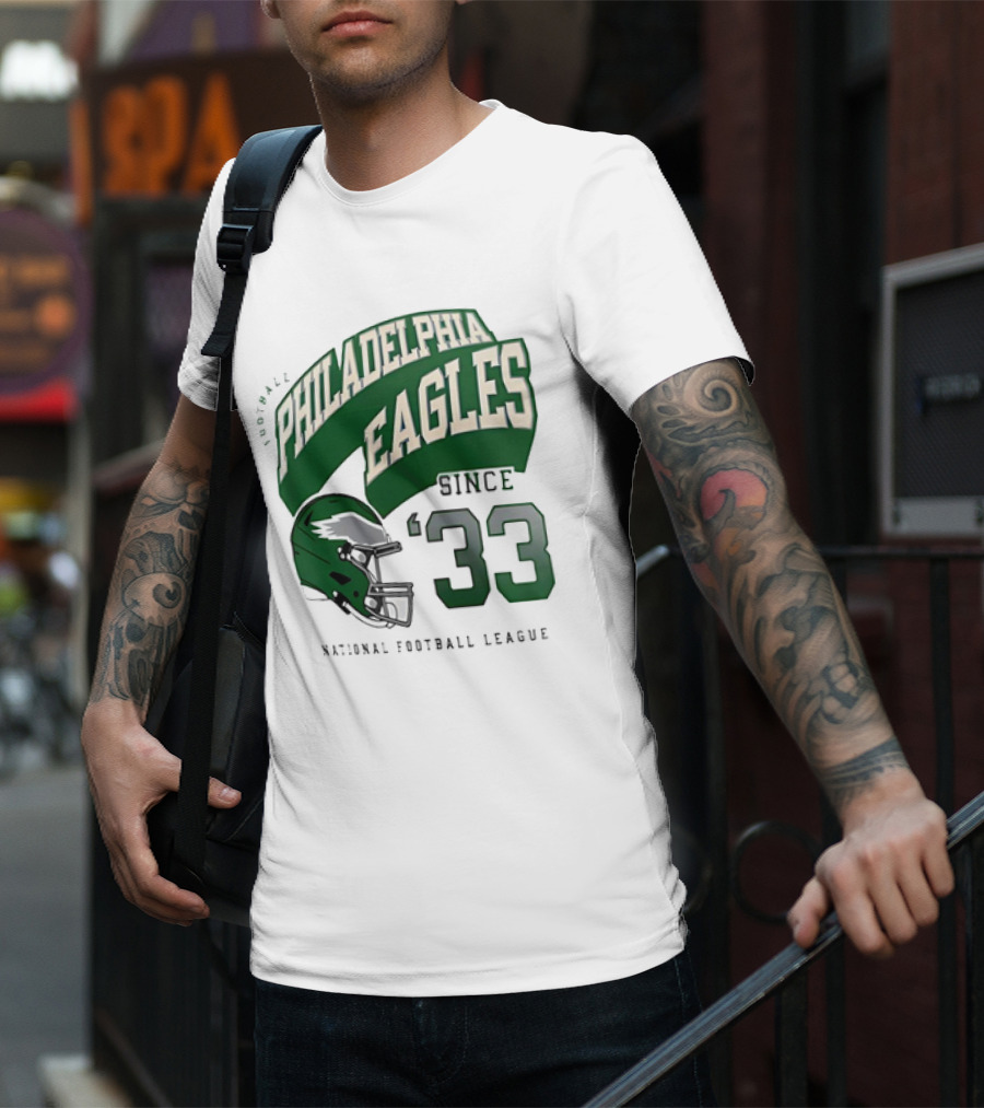 Philadelphia Eagles Football Since 1933 NFL National Football League T-Shirt