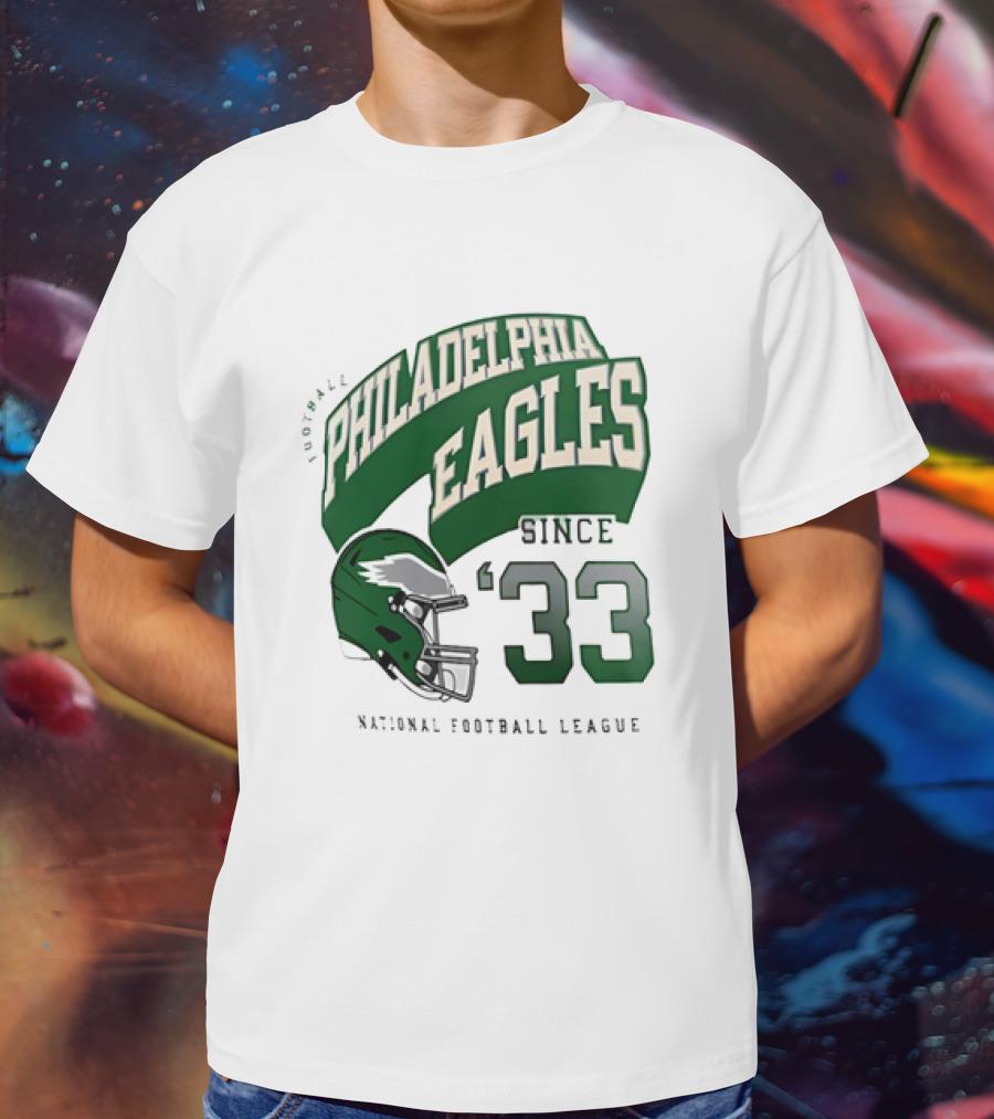 Philadelphia Eagles Football Since 1933 NFL National Football League T-Shirt