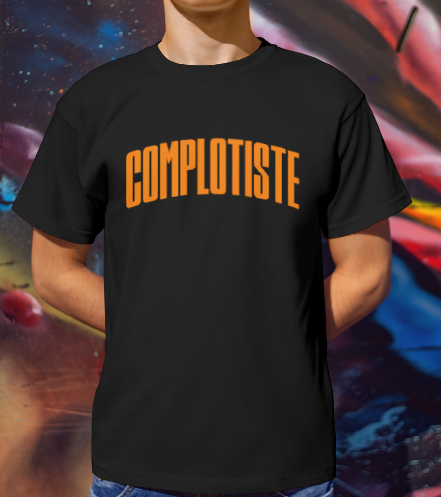 Complotiste Bold Text Booba Merch T-Shirt