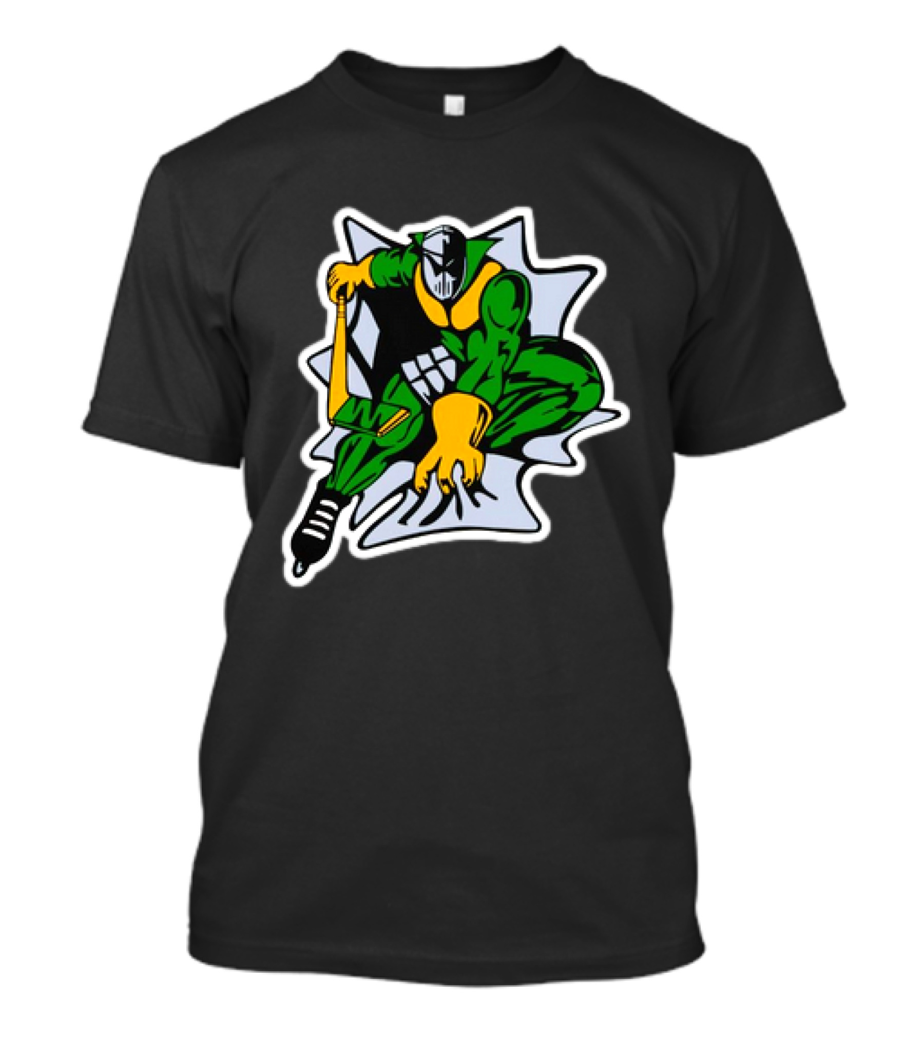 Spider Knight Hockey Sublimated Toddler Jersey Green And Yellow T-Shirt