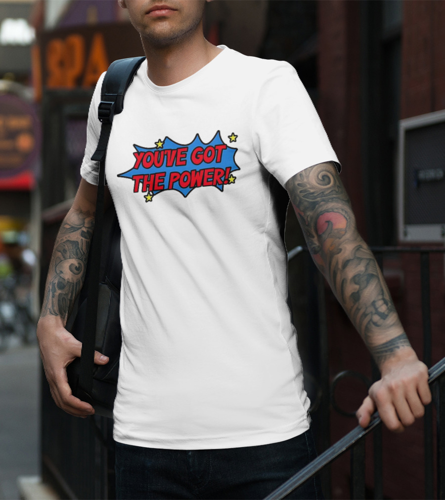 Monica You've Got The Power Comic Style Stars T-Shirt