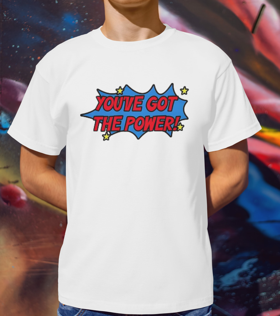 Monica You've Got The Power Comic Style Stars T-Shirt